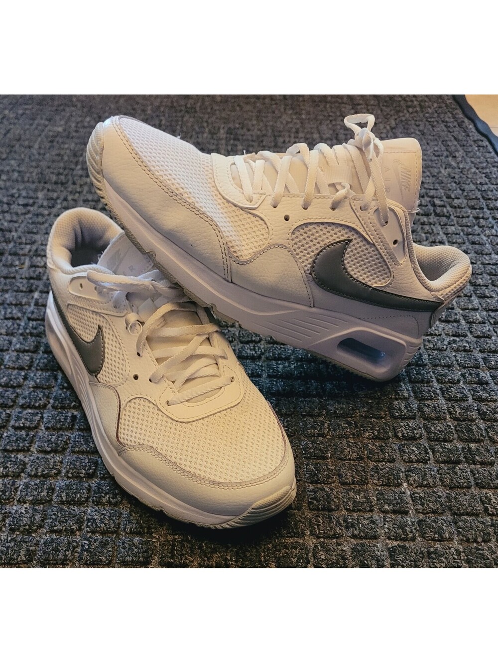 Nike Air Max White Metallic Platinum Women’s Size 9 CW4554-100